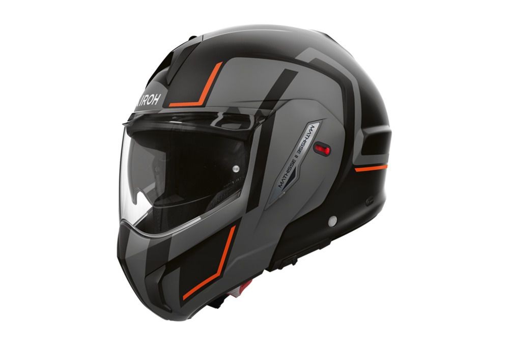 Airoh MATHISSE II GENIUS Orange Matt Modular Helmet