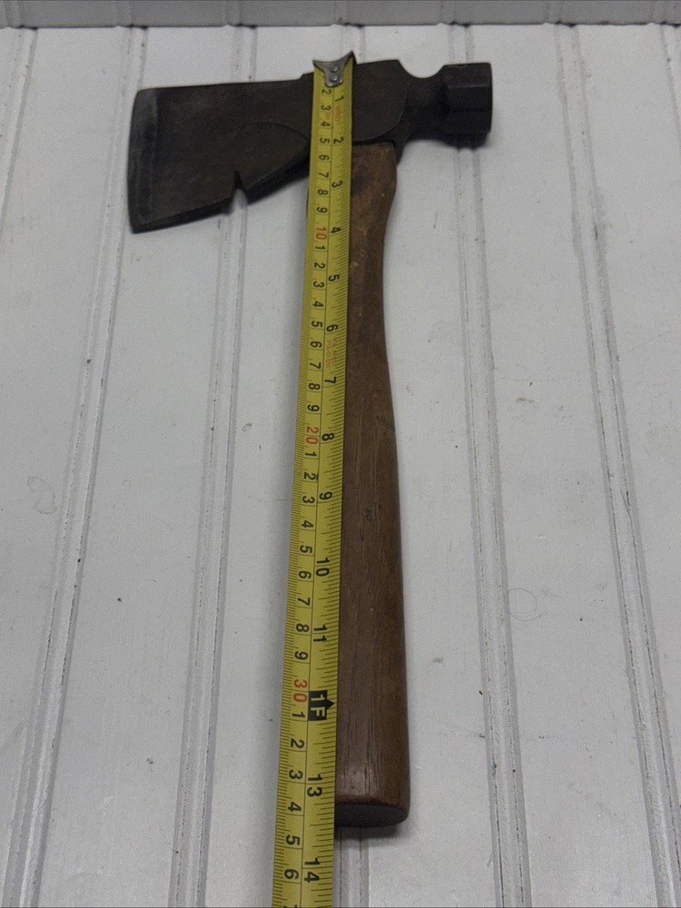 VINTAGE ANNIVERSARY CARPENTER'S HATCHET HAMMER NAIL PULLER
