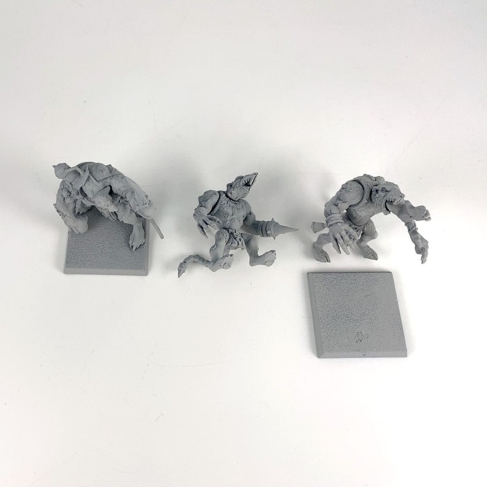 x3 Warhammer FB Plastic Ogre Rats | P-00S4O