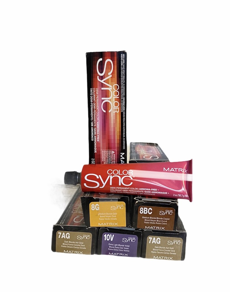 Matrix Sync Demi-Permanent color/Ammonia-Free 2 oz -Select Your Favorite-