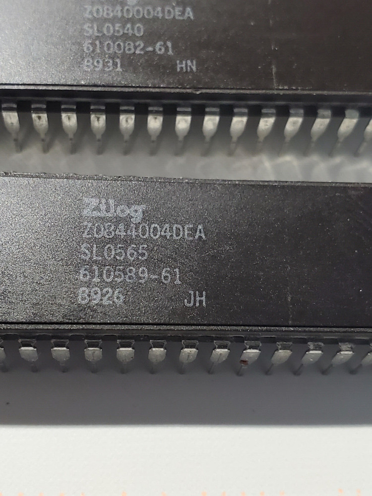 1=Zilog Z0840004DEA Vintage IC Chip-Socketed Pulls,Untested,Selling Per Each