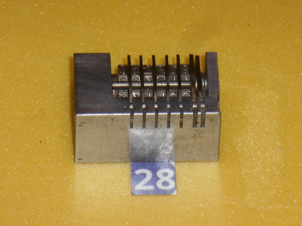 KEY | letterpress numbering machine | 28