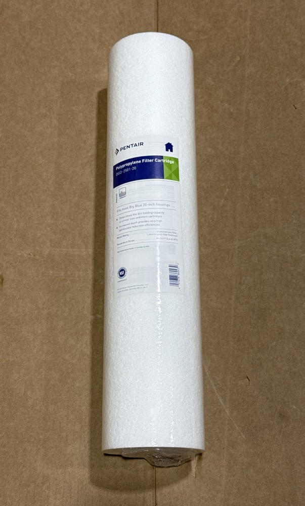 Pentek DGD-2501-20 1-Micron 20 x 4.5 Inch Dual Gradient Density Sediment Filter