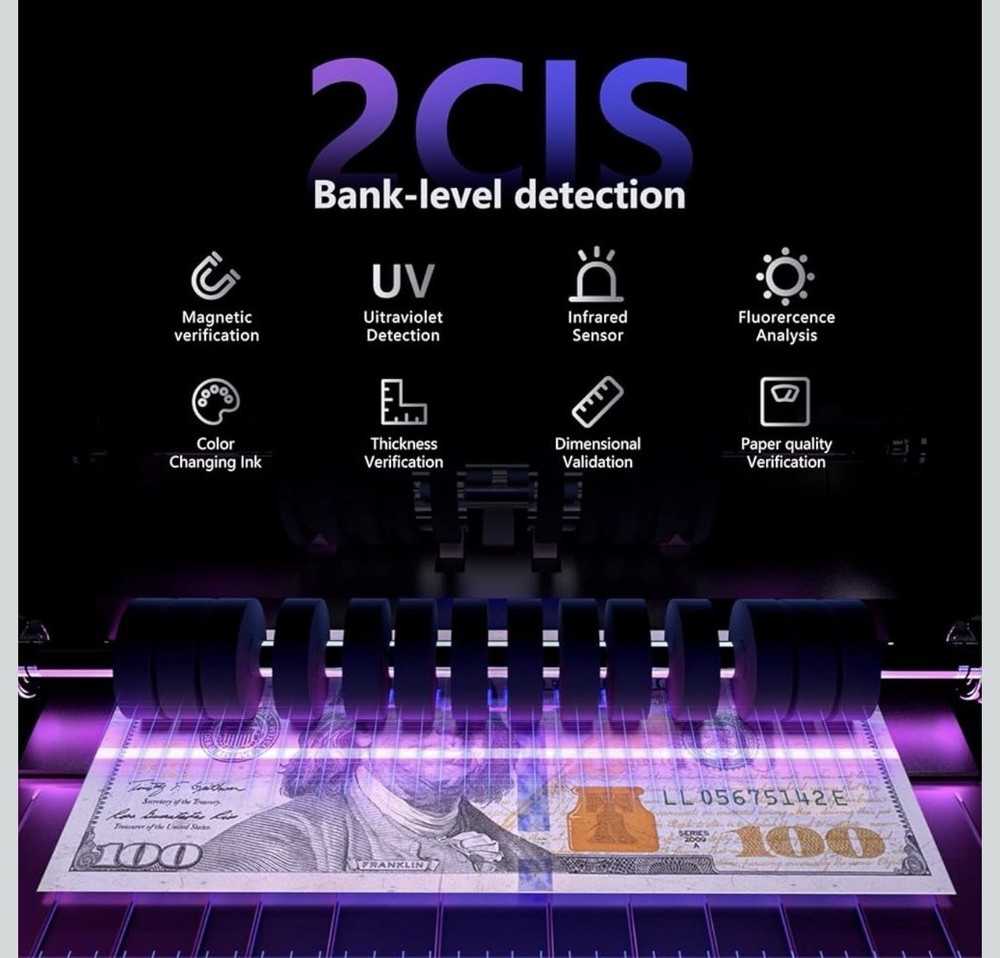 Mixed Denomination Money Counter Machine Counterfeit Detection Touch Screen PRO!