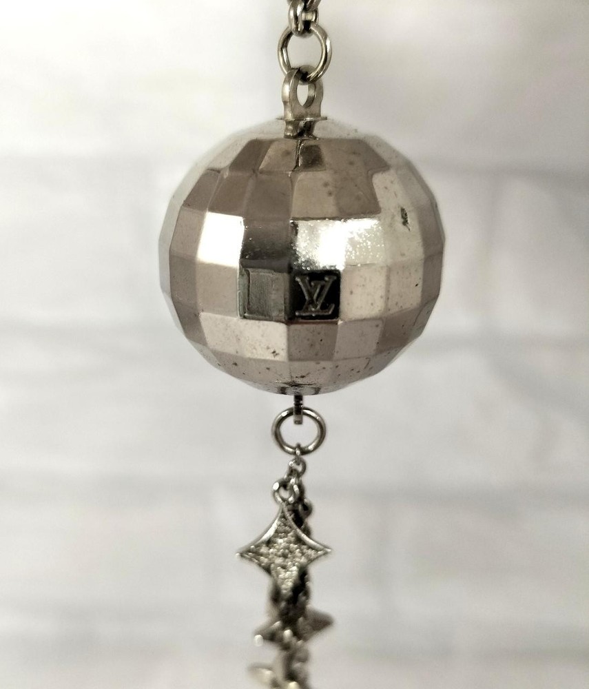 Louis Vuitton Portocre Glitter Keychain
