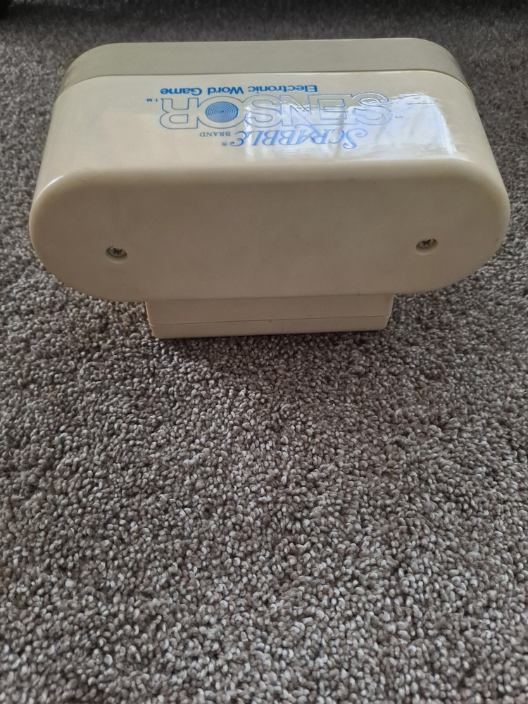 Vintage Scrabble Sensor Electronic Game 1978 Original Box Complete Tested