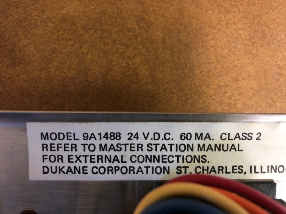 Dukane 9A1488 Remote Alarm Unit