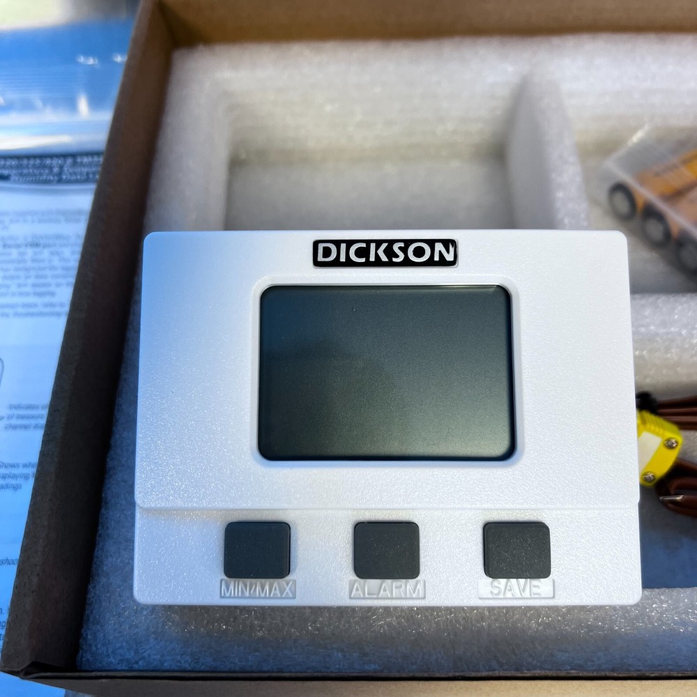 DICKSON SM325 LCD Display Temperature Data Logger -300F to 2000F, 2 type K probe
