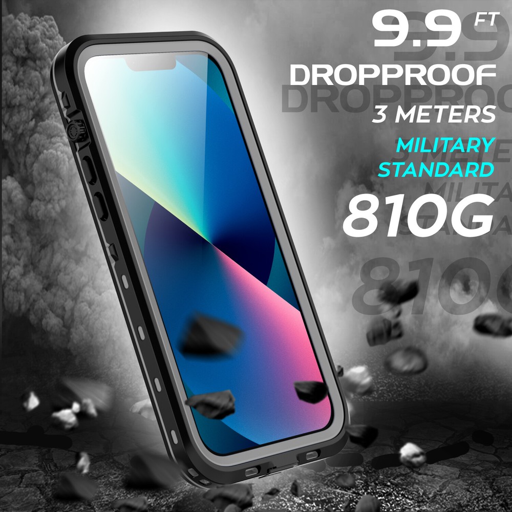For Apple iPhone 13 | Pro | Pro Max | Mini Waterproof Case with Screen Protector