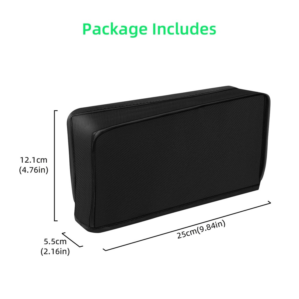 Mcbazel Dust Cover for Switch/Switch OLED Charging Dock, Anti Scratch Black