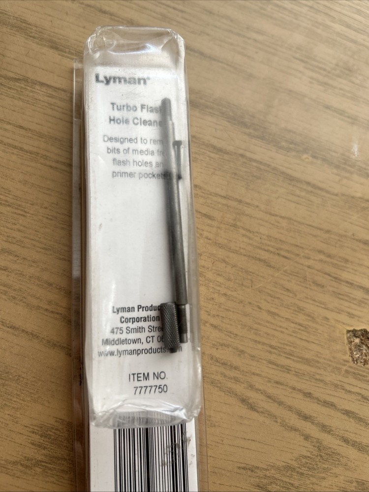 LYMAN TURBO FLASH HOLE CLEANER # 7777750