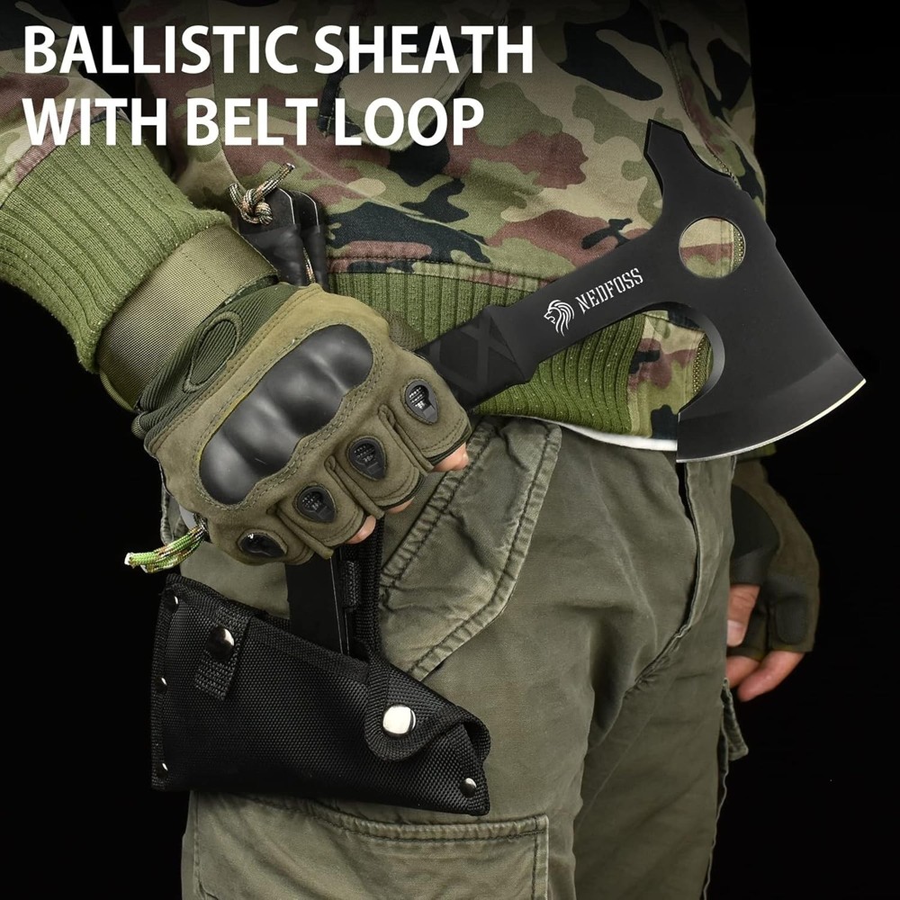 Durable 3-Pack Throwing Hatchet Set with Protective Sheath – For Competitions