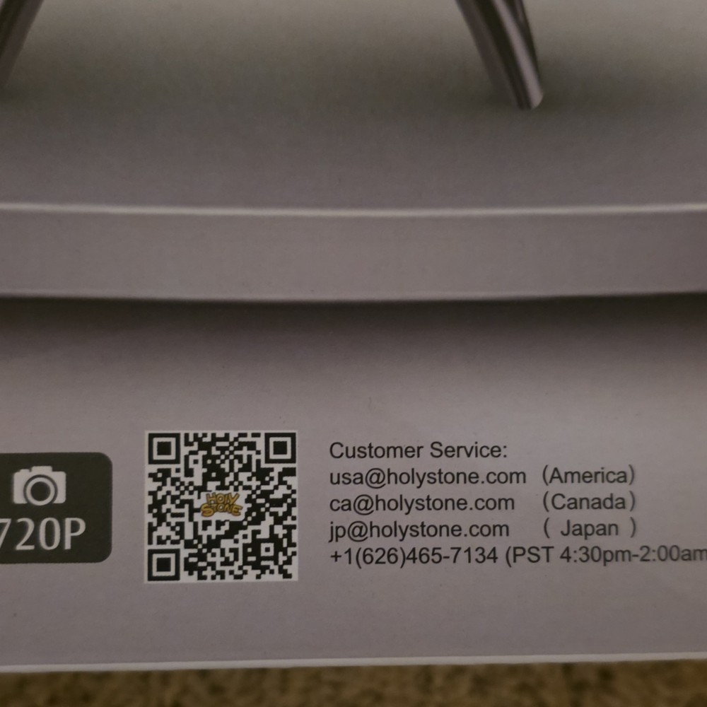 Holy Stone HS200 Quadcopter Drone Red with Camera FPV App Control