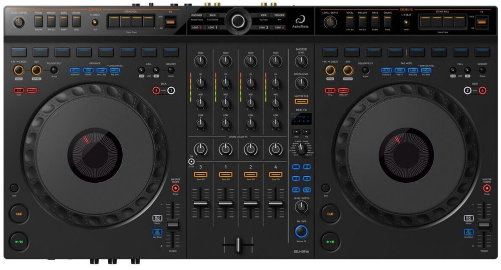 DDJ-GRV6 Controller bundle W / Flight Style Case,Loudspeaker,Tripod Stand,Cables