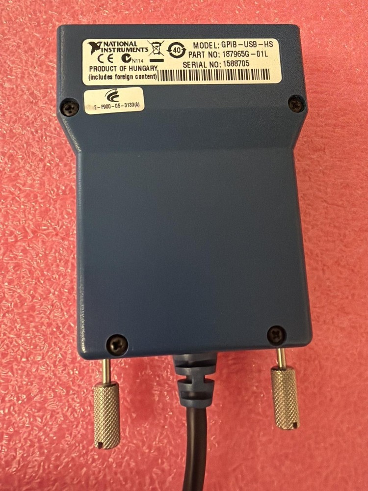 NATIONAL INSTRUMENTS GPIB-USB-HS 187965G-01L INTERFACE ADAPTER