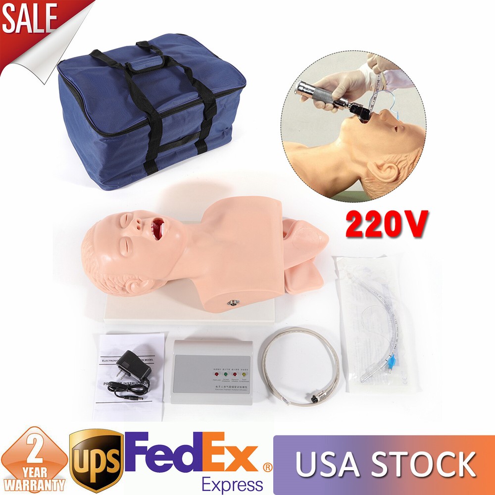 Intubation Manikin Study Teaching Simulator Airway Management Trainer Tool Model