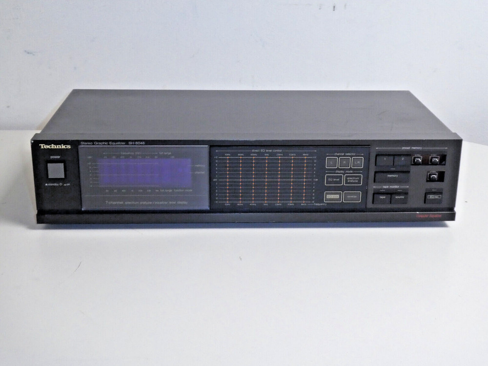 Technics SH-8046 2x7 Band High-End Stereo Graphic Equalizer with defects