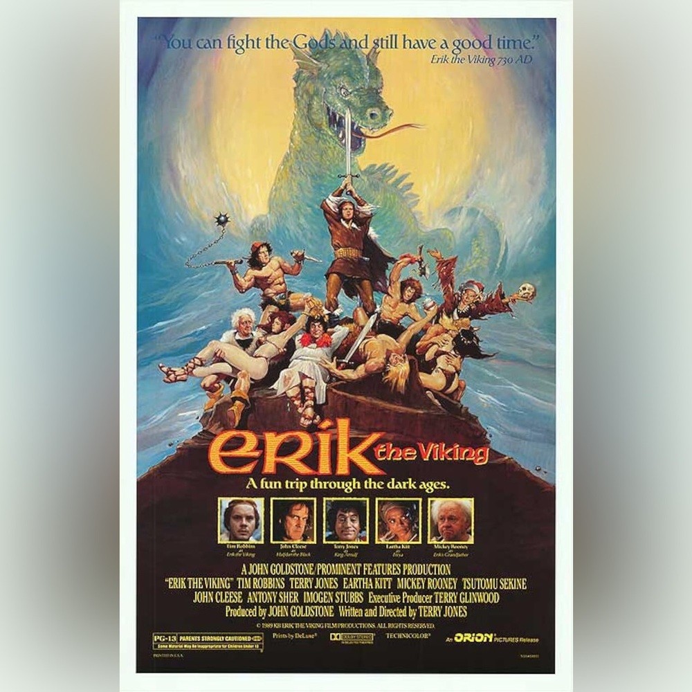 Erik The Viking 1988 Vtg Production Shooting Script Terry Jones Monty Python