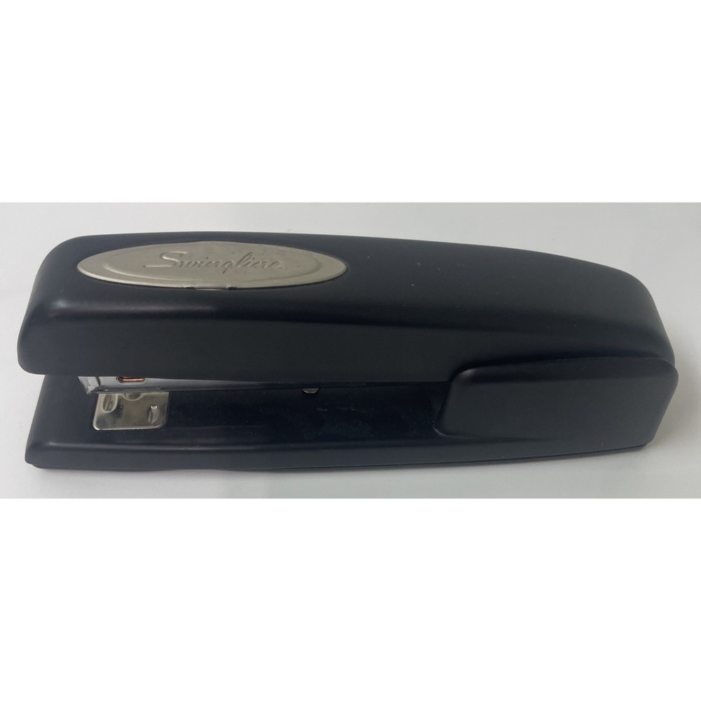 Swingline 747 Stapler and 2-Hole Punch Set Black Office Desktop Bundle Good