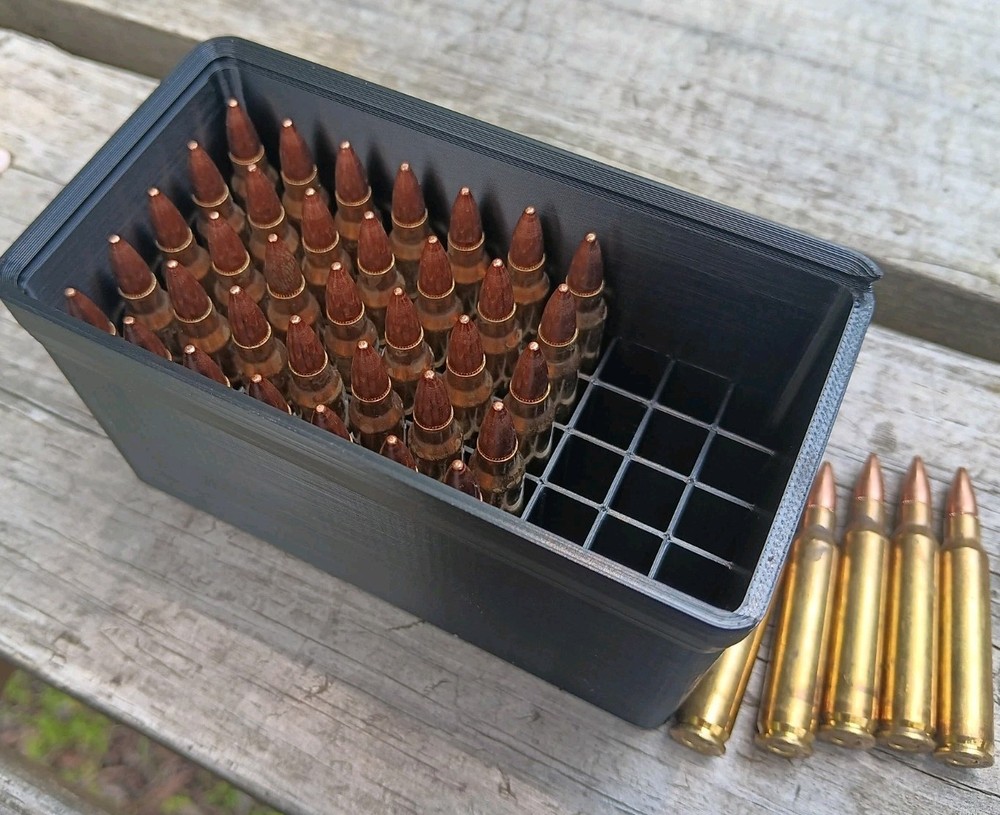 Stackable 5.56 / 2.23 Ammo Storage Case - Holds 50 Rounds