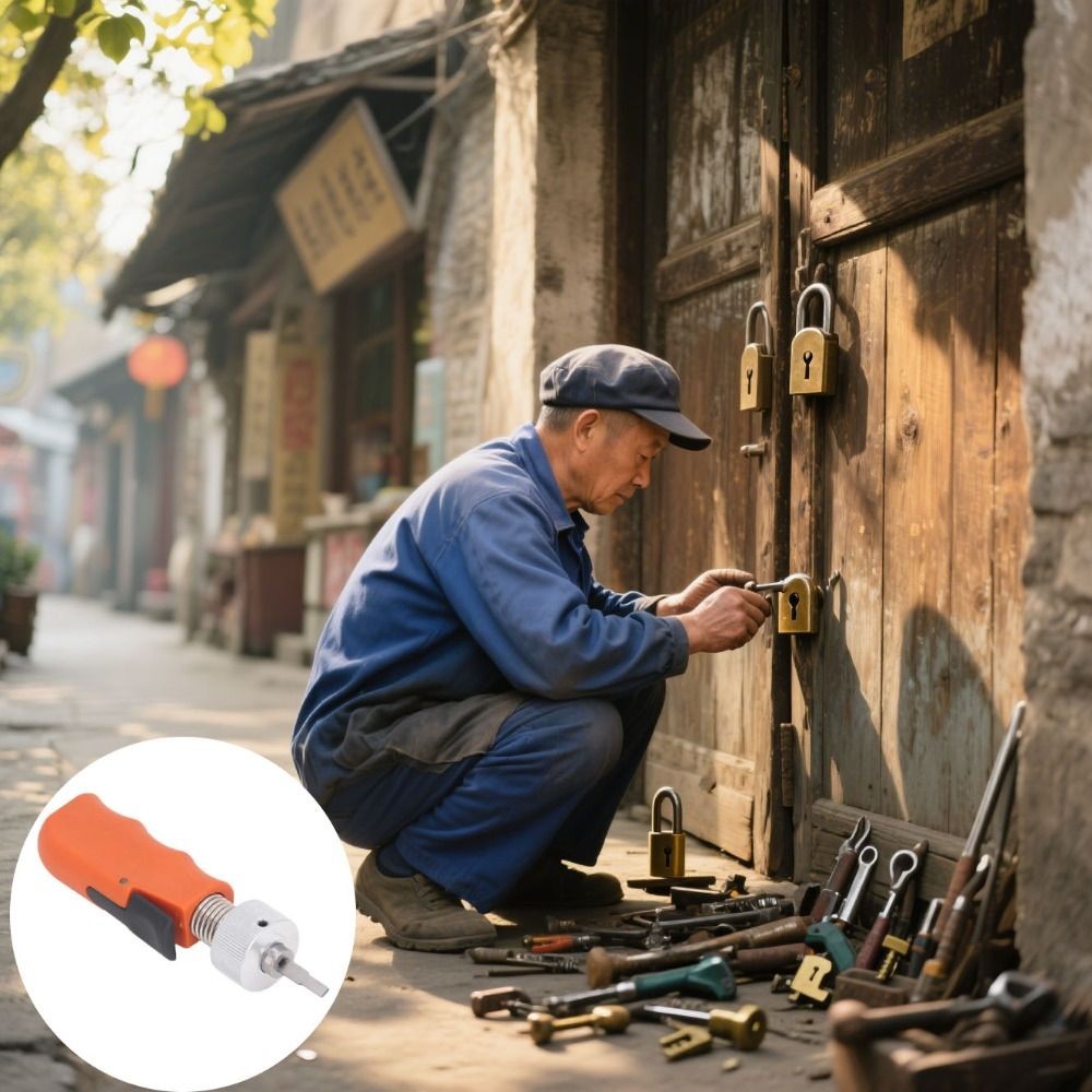 Rubber Grip Lock Plug Spinner  Cylinder Turning