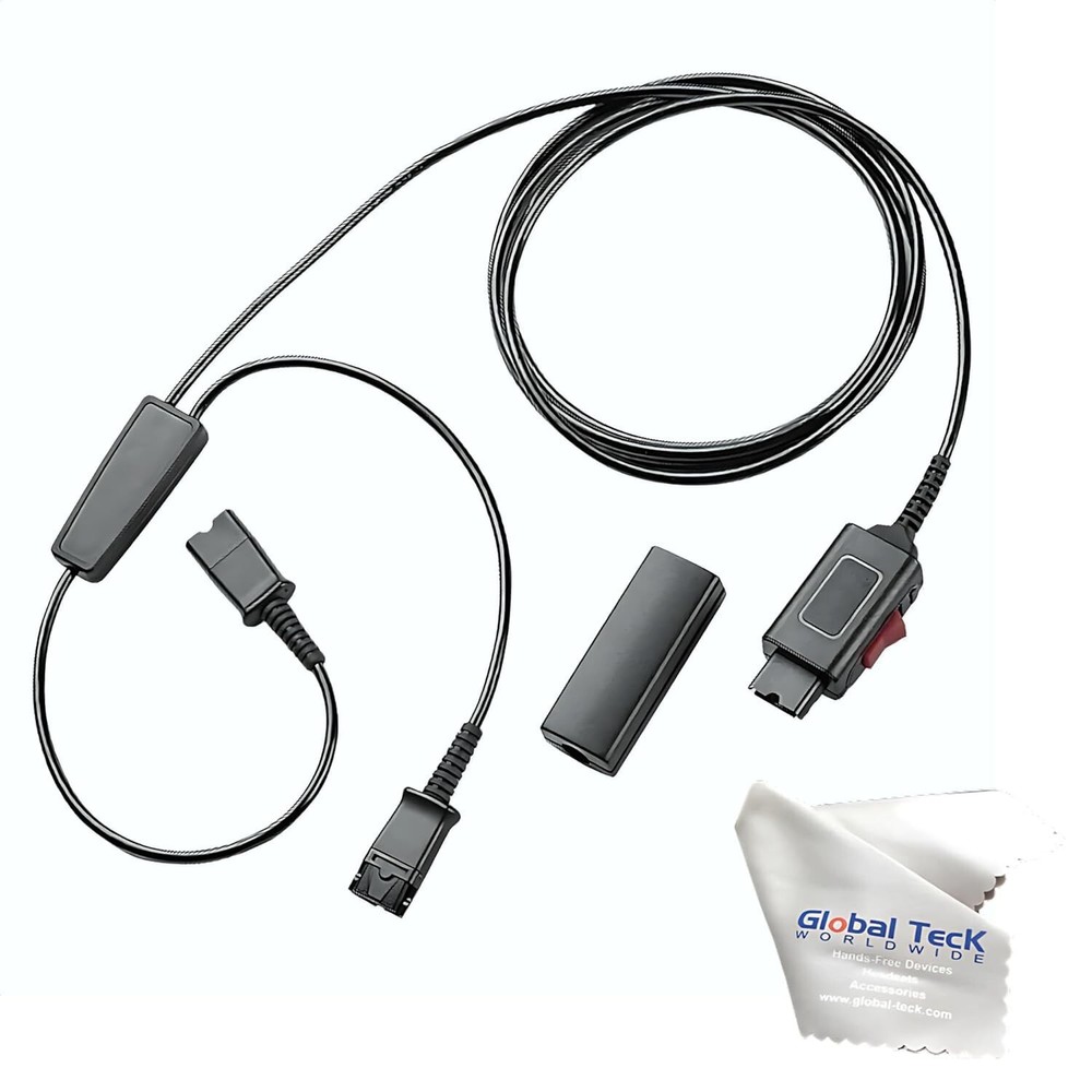 Plantronics Style Headset Splitter and Telephone Cable-Supervisor Agent Training