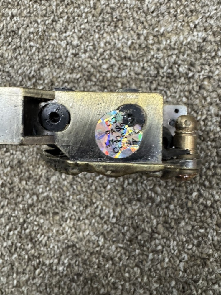 Solid Brass Skull Coil Tattoo Machine Untested SKU:A