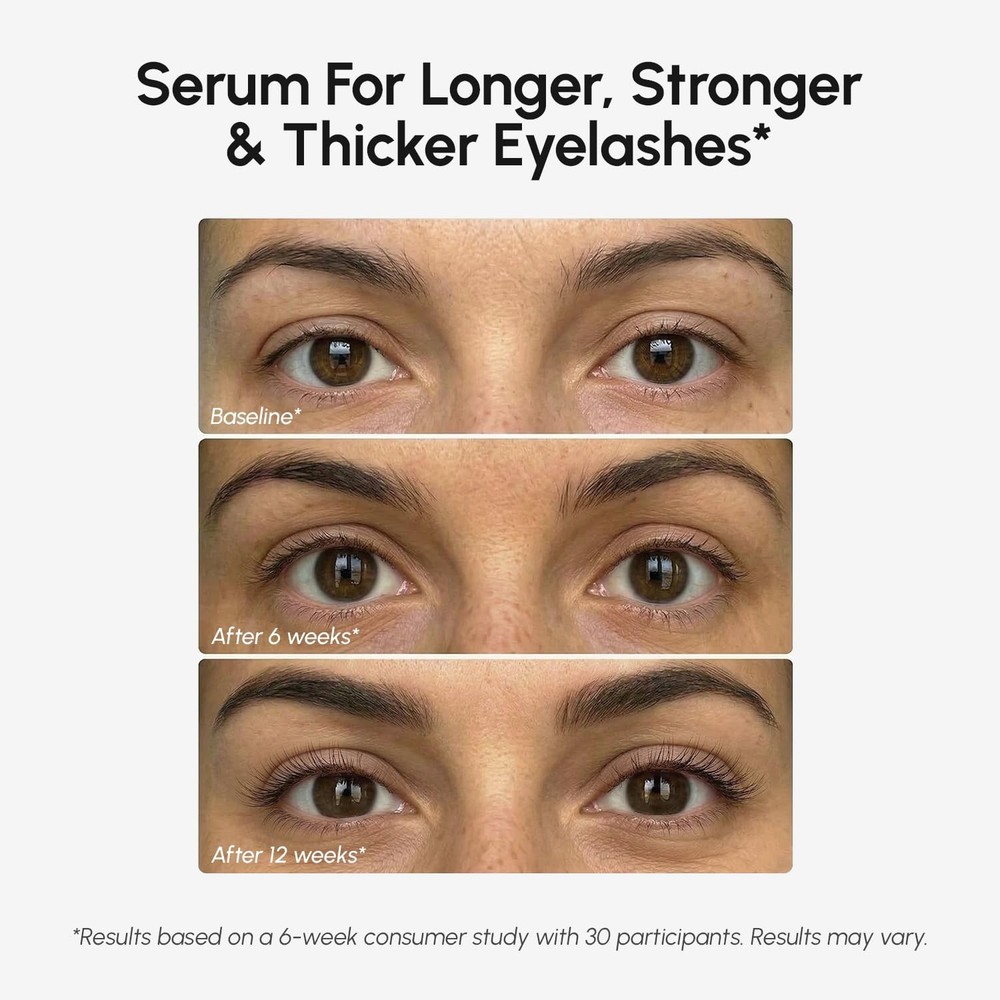 Lash & Brow Growth Serum for Thicker, Longer Eyelashes and Brows