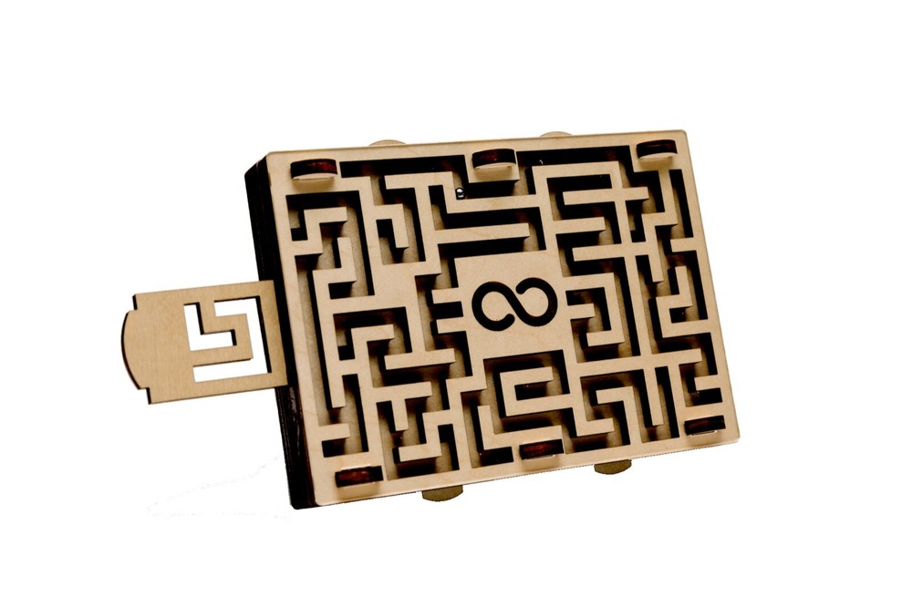 Daetilus Hidden Compartment Maze Puzzle Box