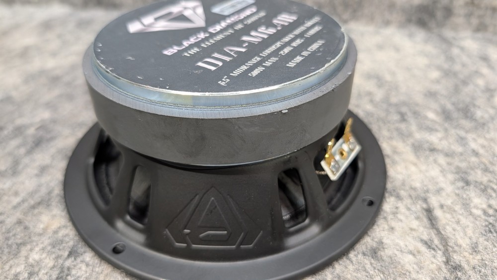 6.5" Midrange Speaker with Bullet - Black Diamond Bundle 🔥Open Box🔥