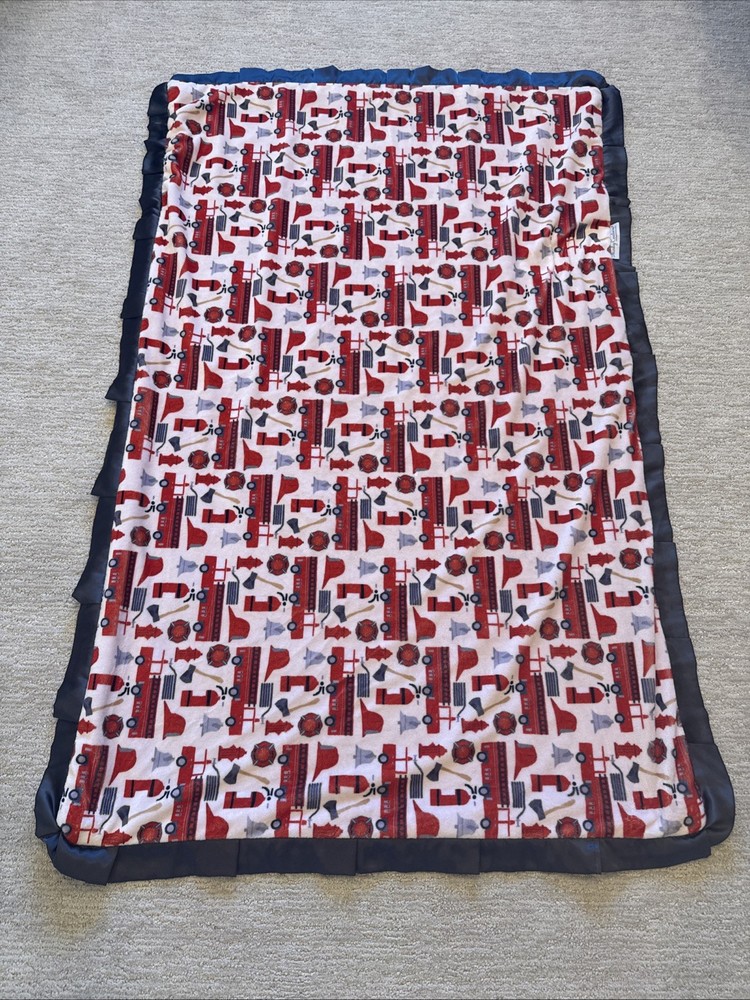 Red Fire Truck Blanket
