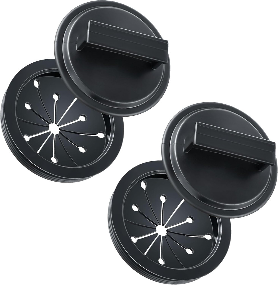 4Pcs 3 Inch Garbage Disposal Splash Guards with round Kitchen Sink Stopper