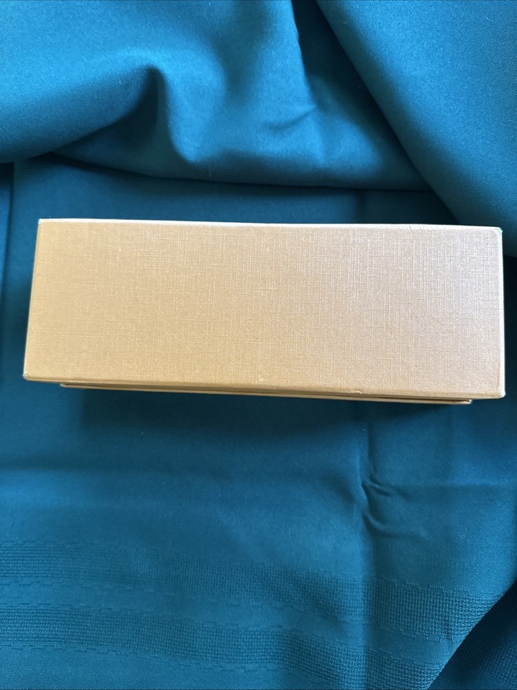 Authentic LOUIS VUITTON Gift Box Empty Large Box 9”x 3.5”x 3.5” Rust Color