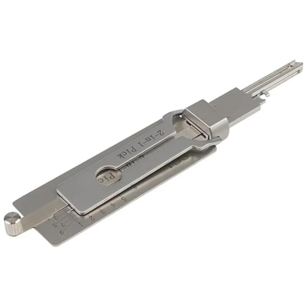 Key Decoder 2 In 1 Portable Lock Picking Set Hook And Pickup Tool Kit Ergonomic