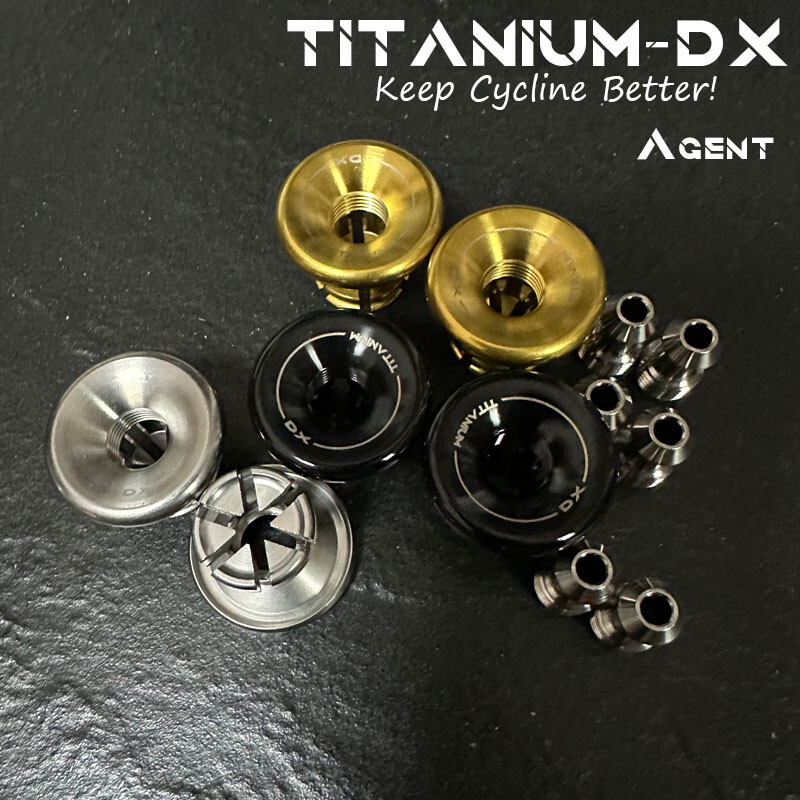 Titanium-DX Titanium handlebar cap screws