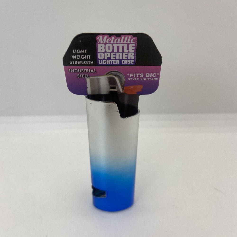 Smokezilla Metallic Bottle Opener Lighter Case