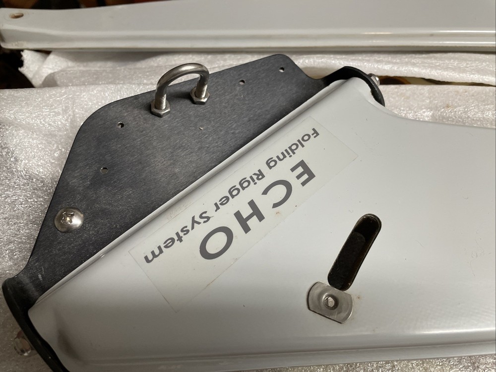 Rowing Folding Rigger System Echo Used Set Plus Hardware and Feet Extenders Nice