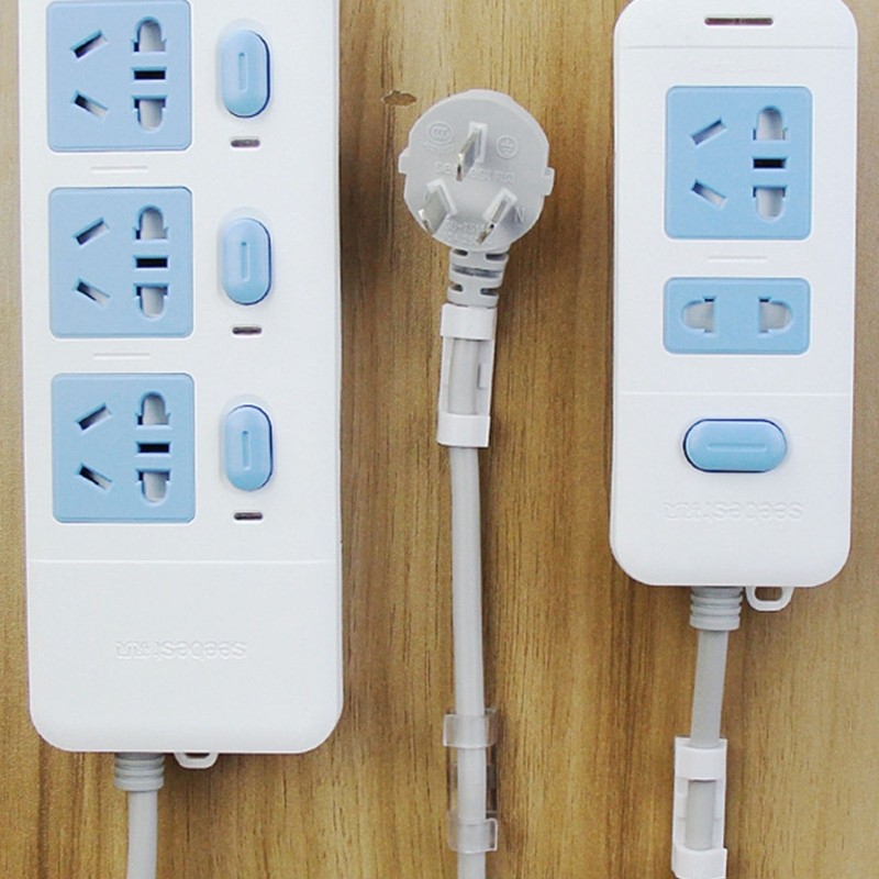 Pack of 5 Multipurpose Power Strips Brackets for Easy Installation Without Tool
