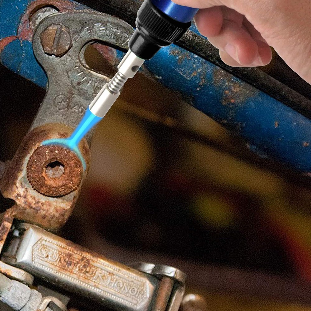 BLUEFIRE Propane/Map Gas Soldering Torch Head Multi-Function Kit with 3' Hose |