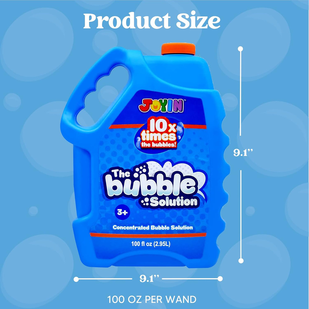100oz Concentrated Bubble Solution Refill Makes 8 Gallons Party Summer Fun Blue
