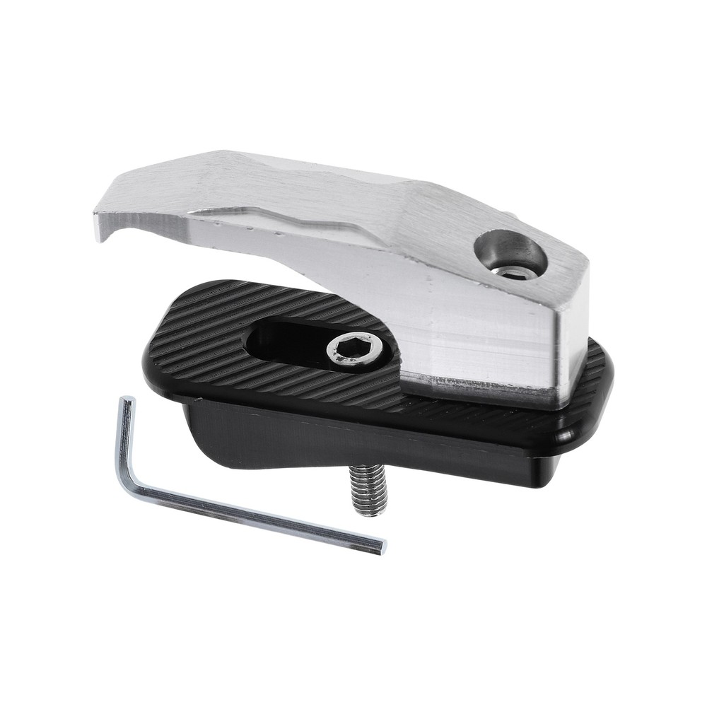 Alluper Alloy Rectangular Hook for Mini For Motorcycle 1 Set Silver Ton