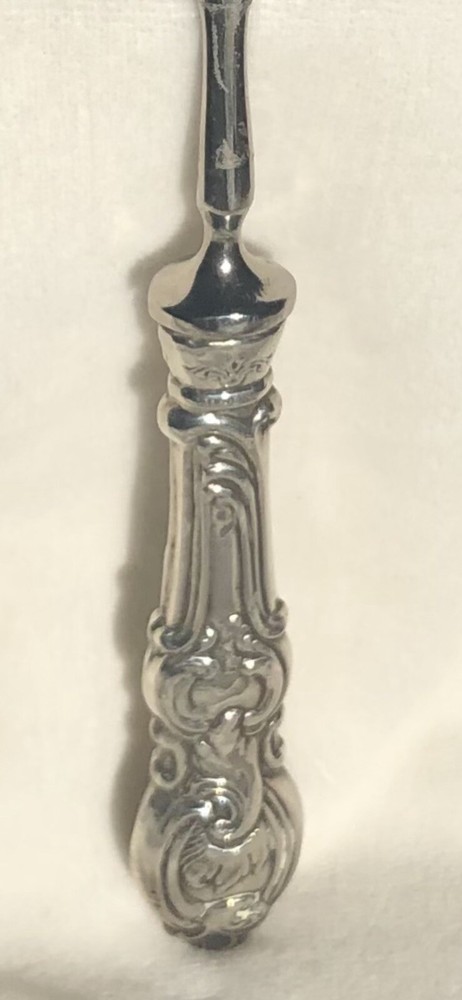 Sterling Silver Tomato Slicer, Fleur de Lis #445