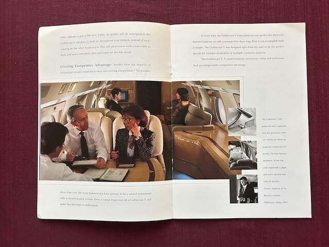Gulfstream V 1995 Brochure