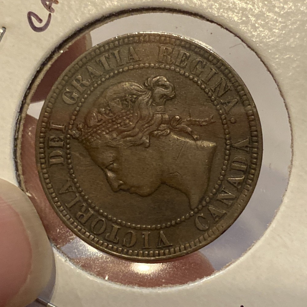 1893 canada large cent queen victoria