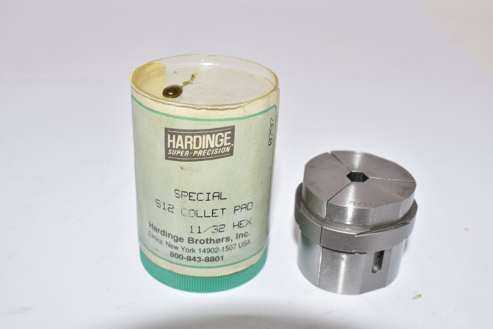 NEW Hardinge Special S12 Collet Pad 11/32'' HEX