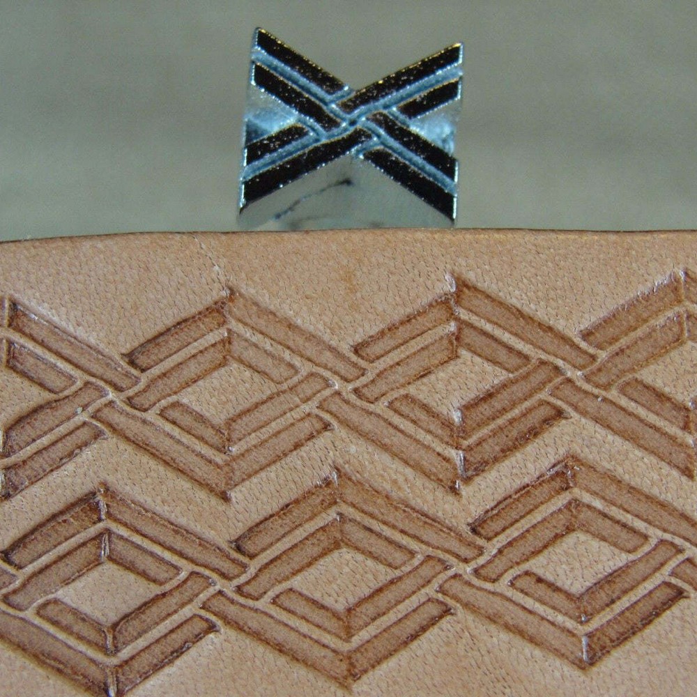 Craft Japan - #E337 Geometric Stamp (Leather Stamping Tool)
