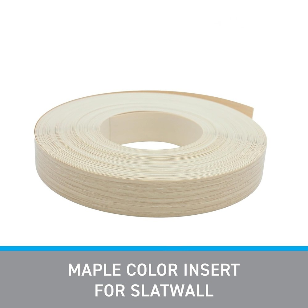 Vinyl Inserts Slatwall Panel Maple Shelving Display 130 ft 1 Roll Decorative