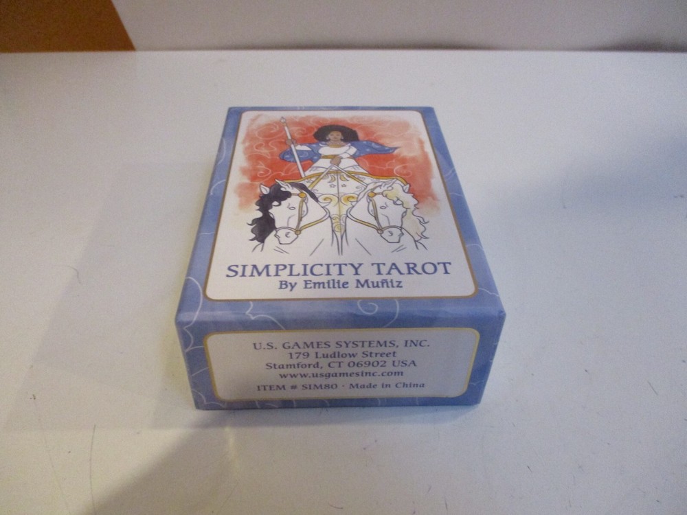 Simplicity Tarot Card Deck by Emilie Muniz Complete and VG+