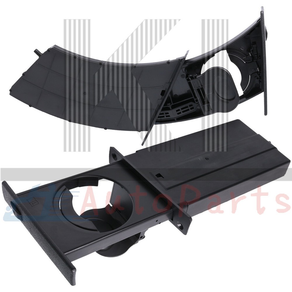 Front Pair Retractable Cup Holder Driver & Passenger Side For BMW 5-Series