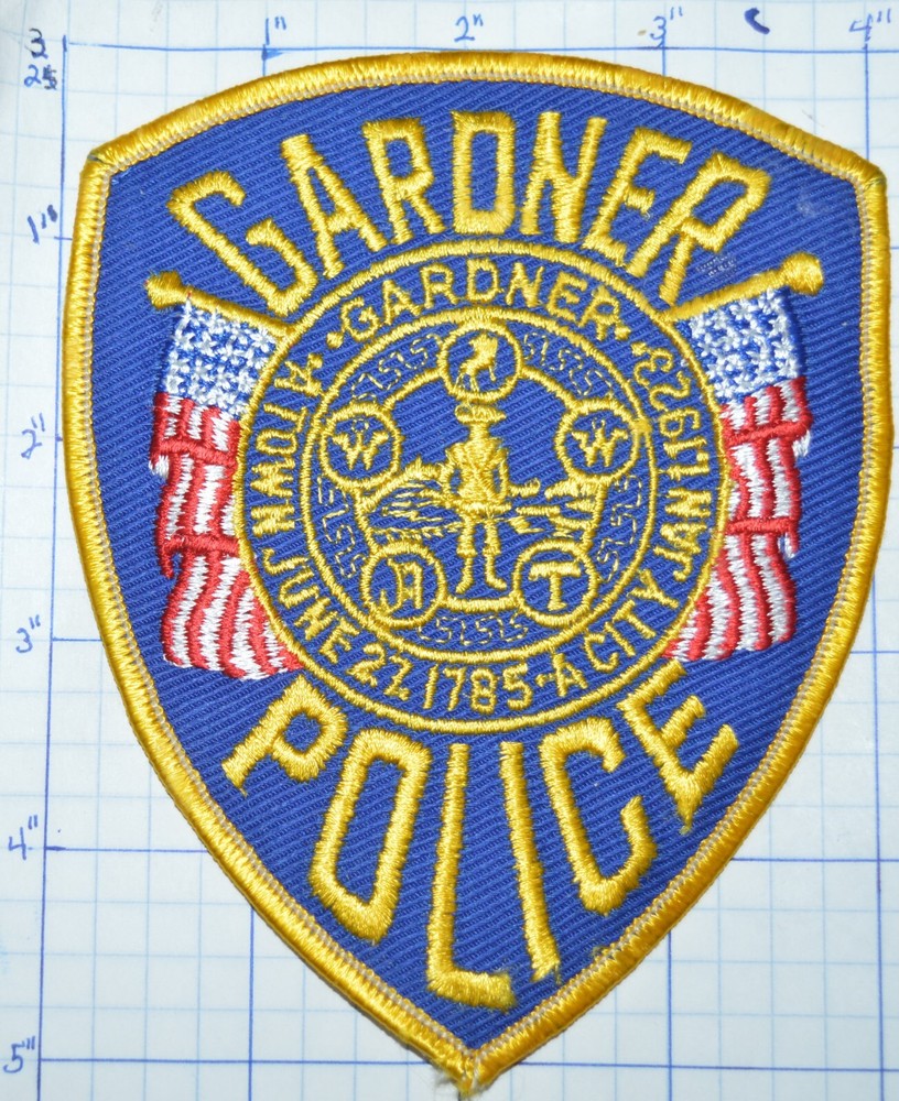 MASSACHUSETTS, GARDNER POLICE DEPT PATCH